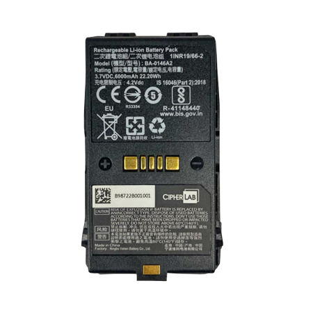 Аккумуляторная батарея для CipherLab RK95, 6000 мАч