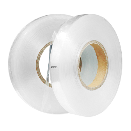 Текстильная лента, силиконовая (TPU350 Transparent silicone), 20мм х 100м, прозрачная