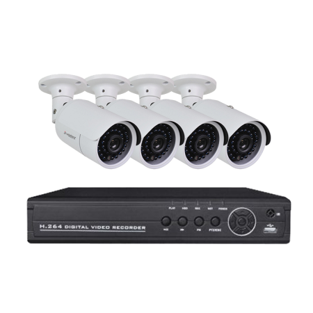 Комплект AHD-видеонаблюдения STI 4AHD9824-F1